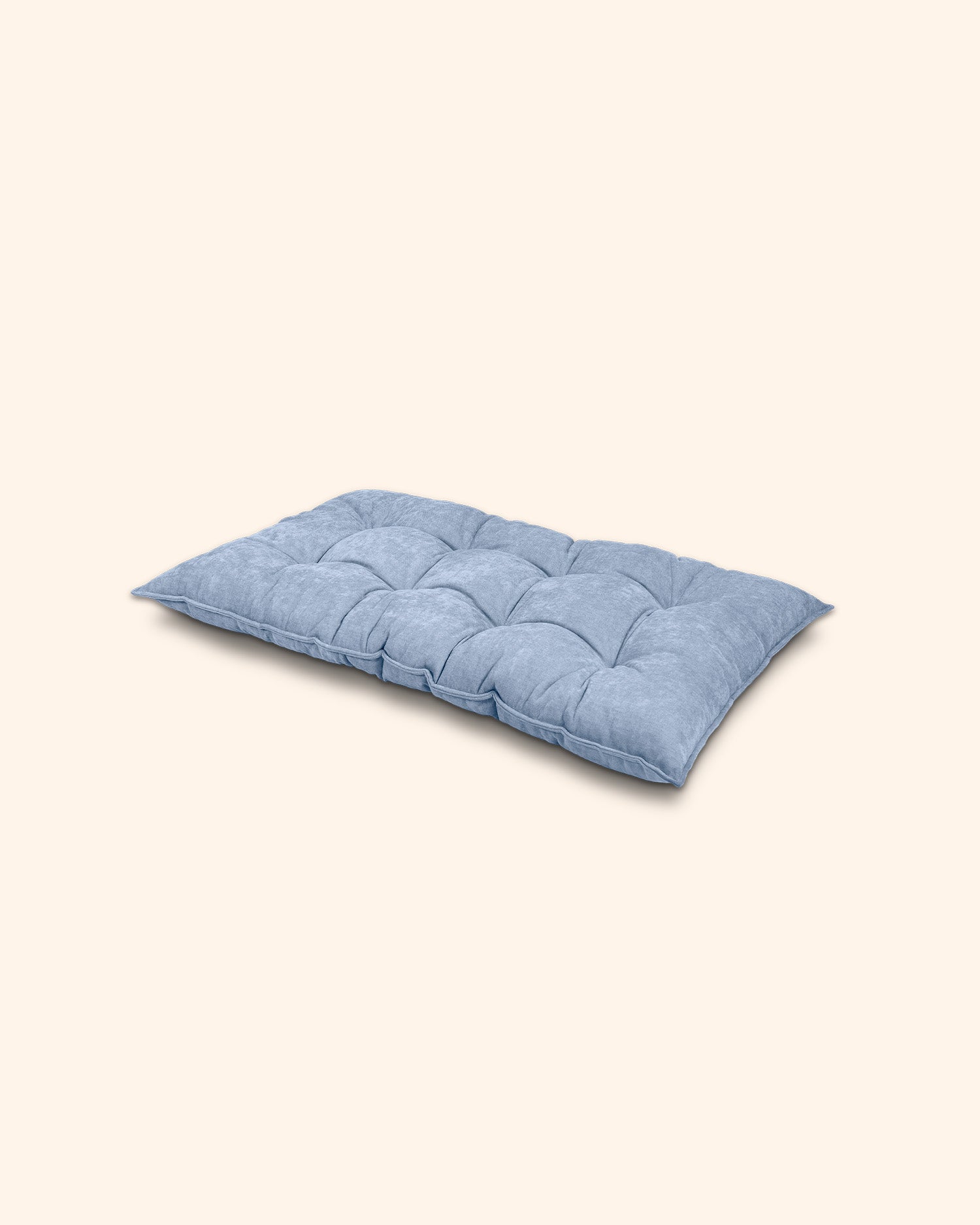 VIENO tufted floor cushion | light blue