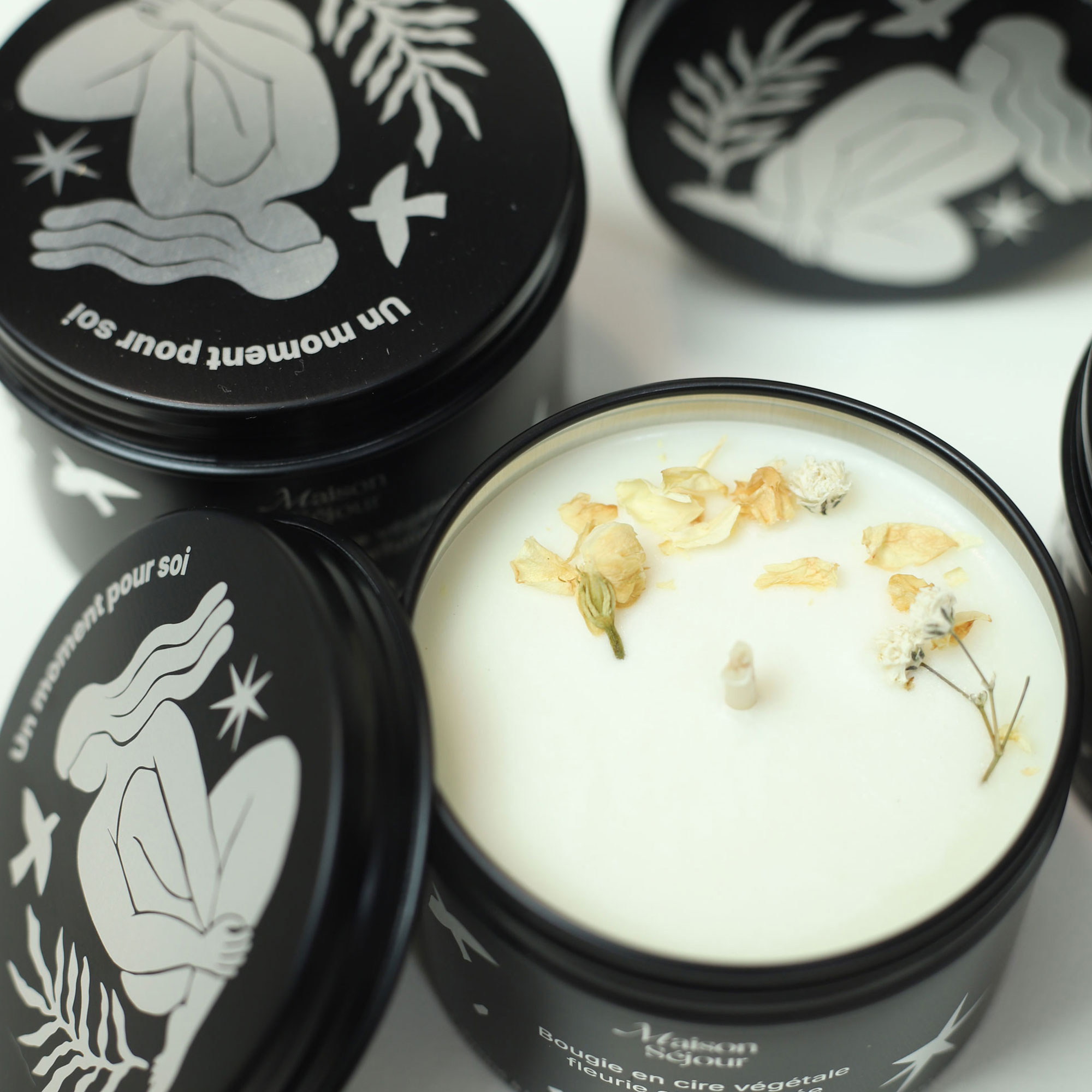 Fleur de tiaré - Bougie Un moment pour soi