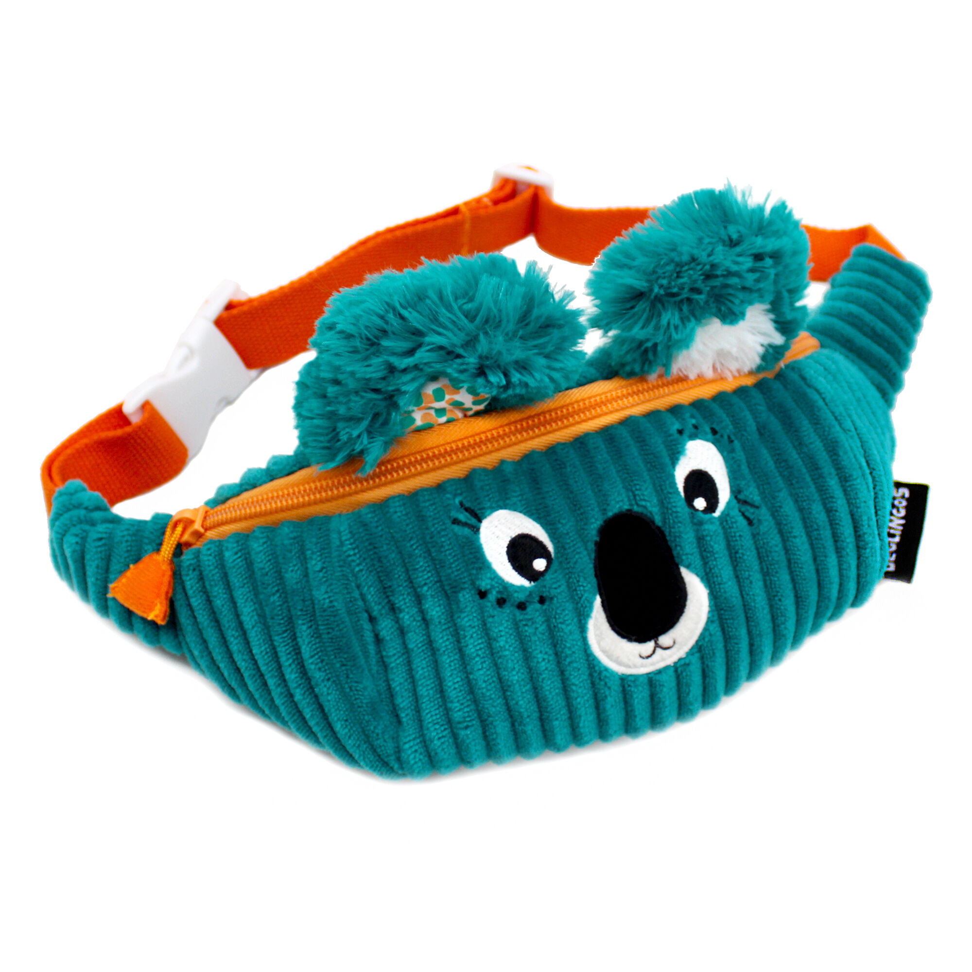 SAC BANANE VELOURS COTELE BERLINGOS LE KOALA