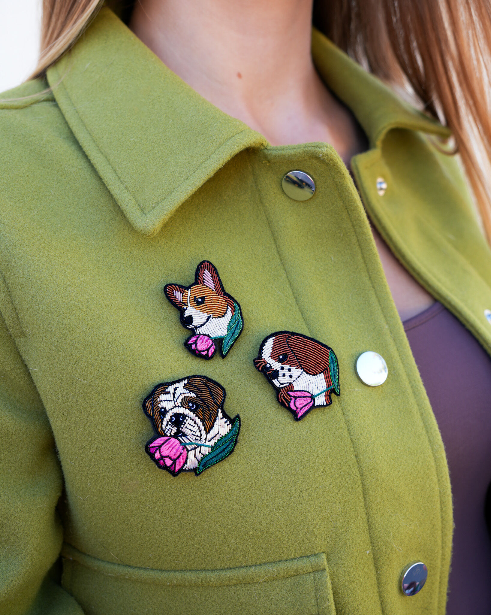 Lot complet – Collection 19 Broches Chiens