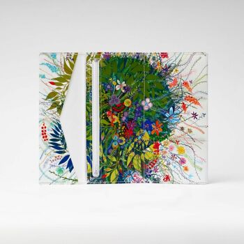 WILD FLOWERS Tyvek® Cardboard Wallet XL / Clutch Wallet 4