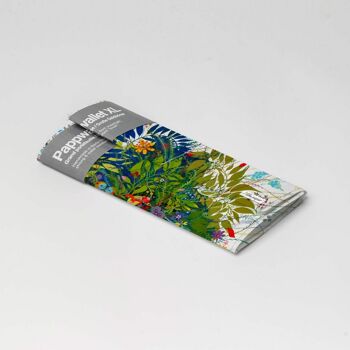 WILD FLOWERS Tyvek® Cardboard Wallet XL / Clutch Wallet 5