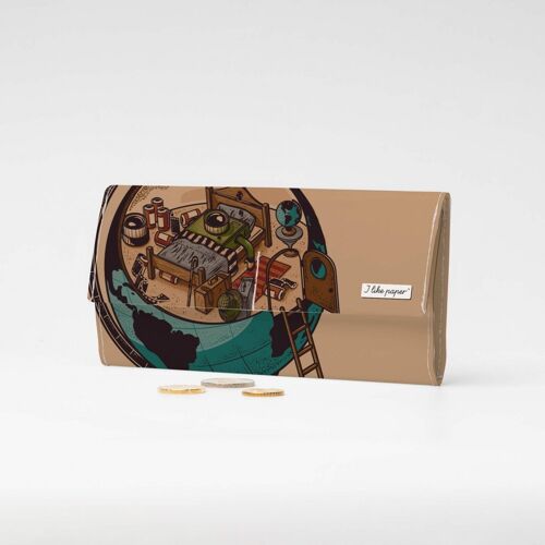 WORLD TRAVELLER Tyvek® Pappwallet XL / Clutch Wallet