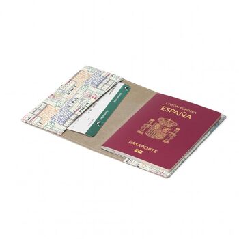 Housse passeport de voyage et de vaccination AERIAL Tyvek® 2