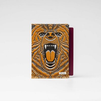 ANGRY BEAR Tyvek® travel and vaccination card holder