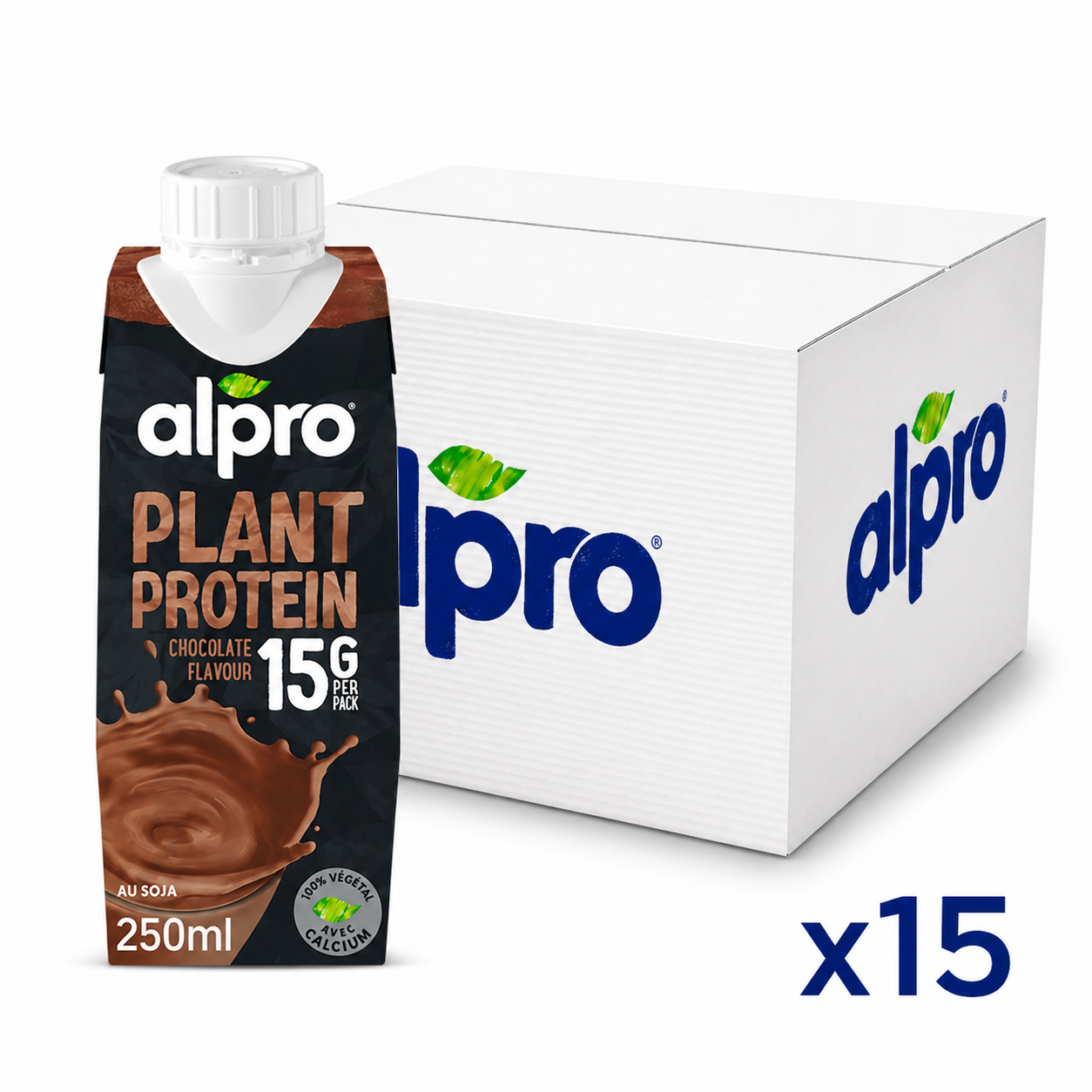 Bebida de proteína de soja con sabor a chocolate ALPRO 250 ml