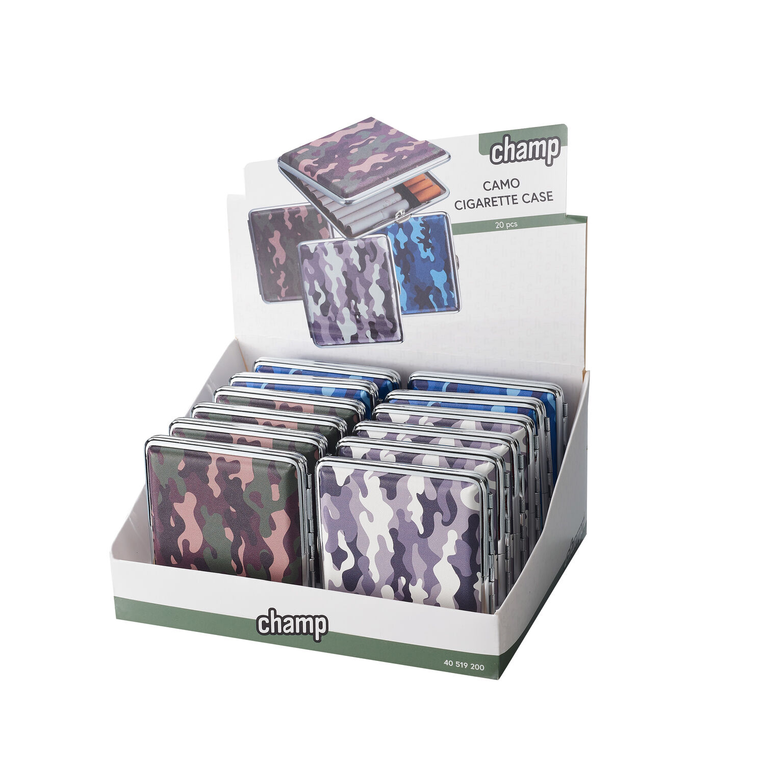 100's cigarette case Set of 2 Ultra Compact Metal-Plated King Size Cigarette Case & Stash Box  (Silver Victoria Print)