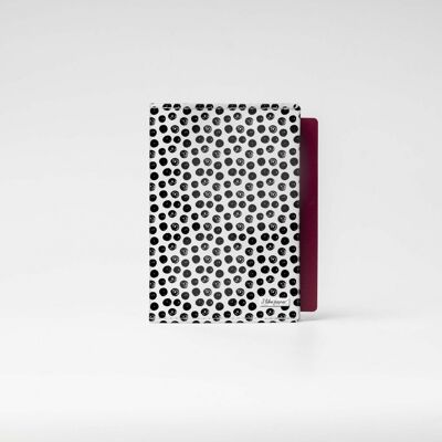 BLACK DOTS Tyvek® travel and vaccination passport cover