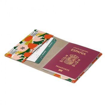 Protège passeport voyage et vaccination BLOSSOM Tyvek® 2