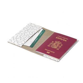 Couverture de passeport de voyage et de vaccination BOW Tyvek® 2