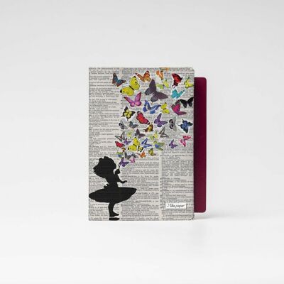 BUTTERFLIES FLY Funda para pasaporte de viaje y vacunación Tyvek®