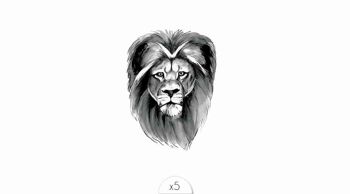 Tatouage éphémère : Lion 1