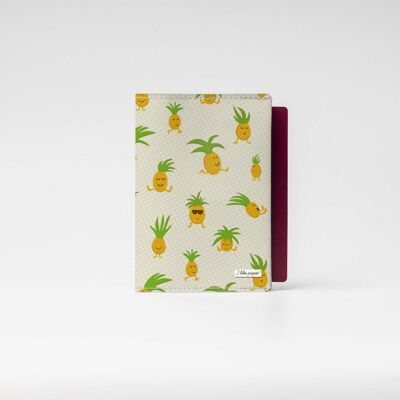 DANCING PINEAPPLE Tyvek® travel and vaccination passport cover