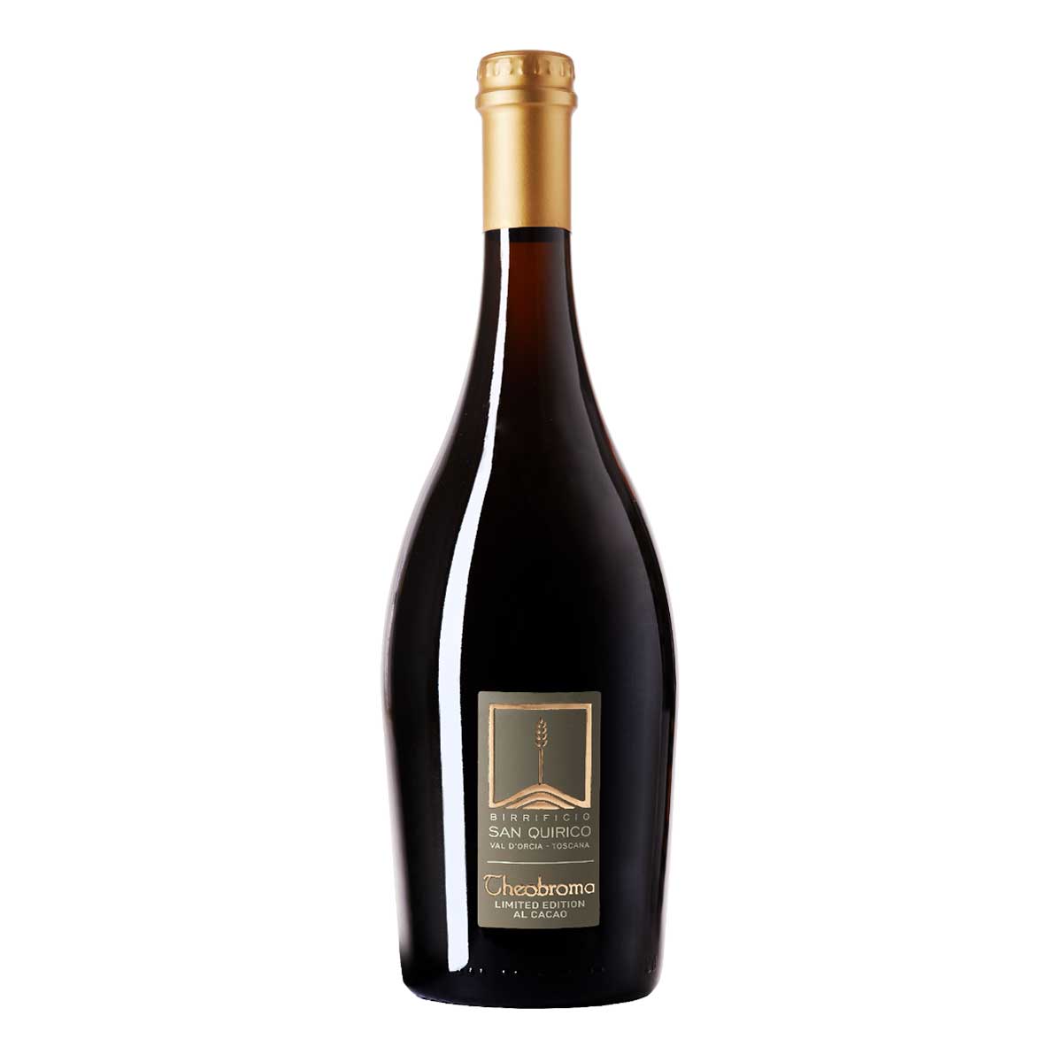 Premium Italian BEER THEOBROMA - Double Malt Amber Pale Ale - 6% ABV