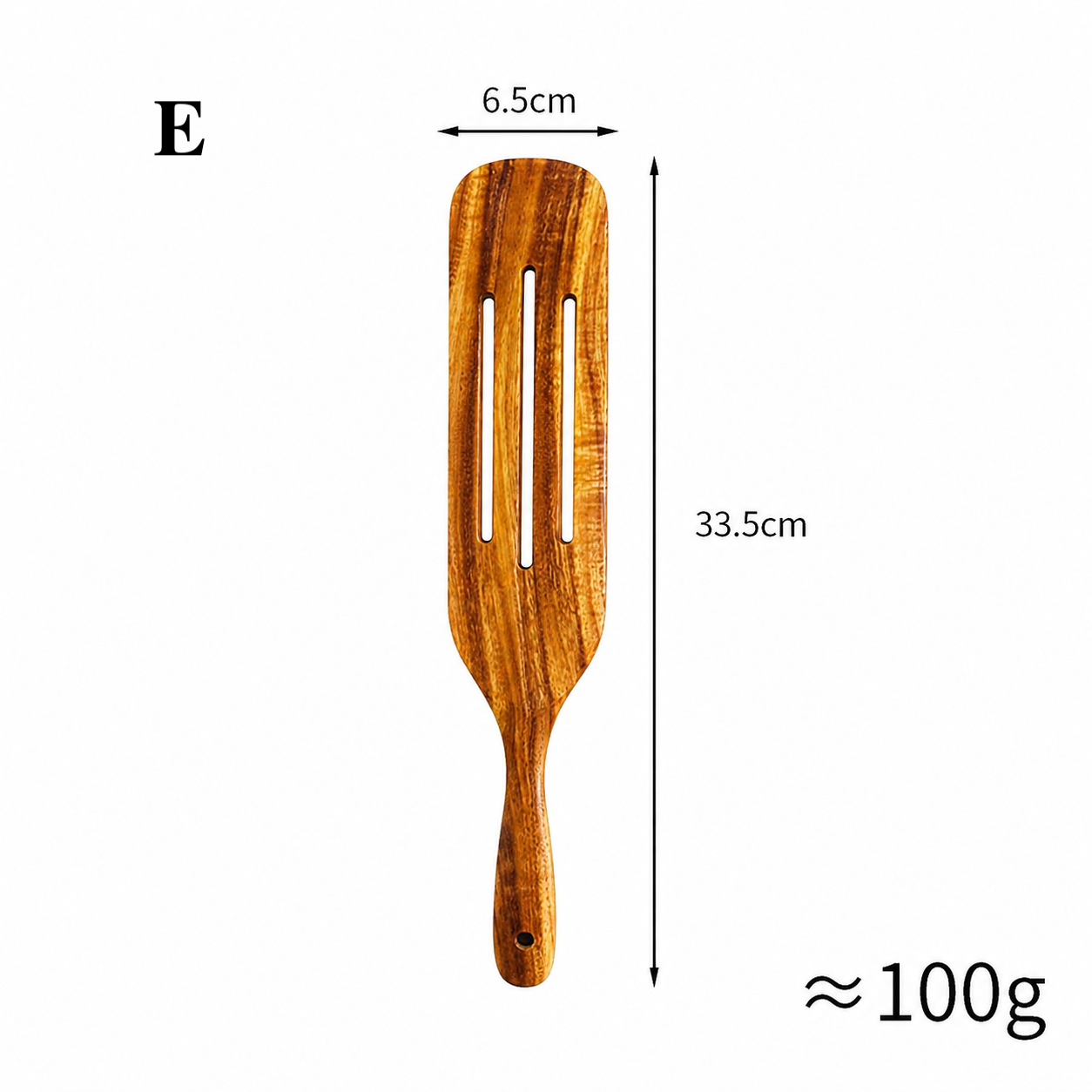 Acacia Wood Spatula Set Natural Wooden Cooking Utensil