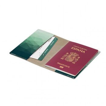 FLUX NO. 1 couverture de passeport de voyage et de vaccination Tyvek® 2