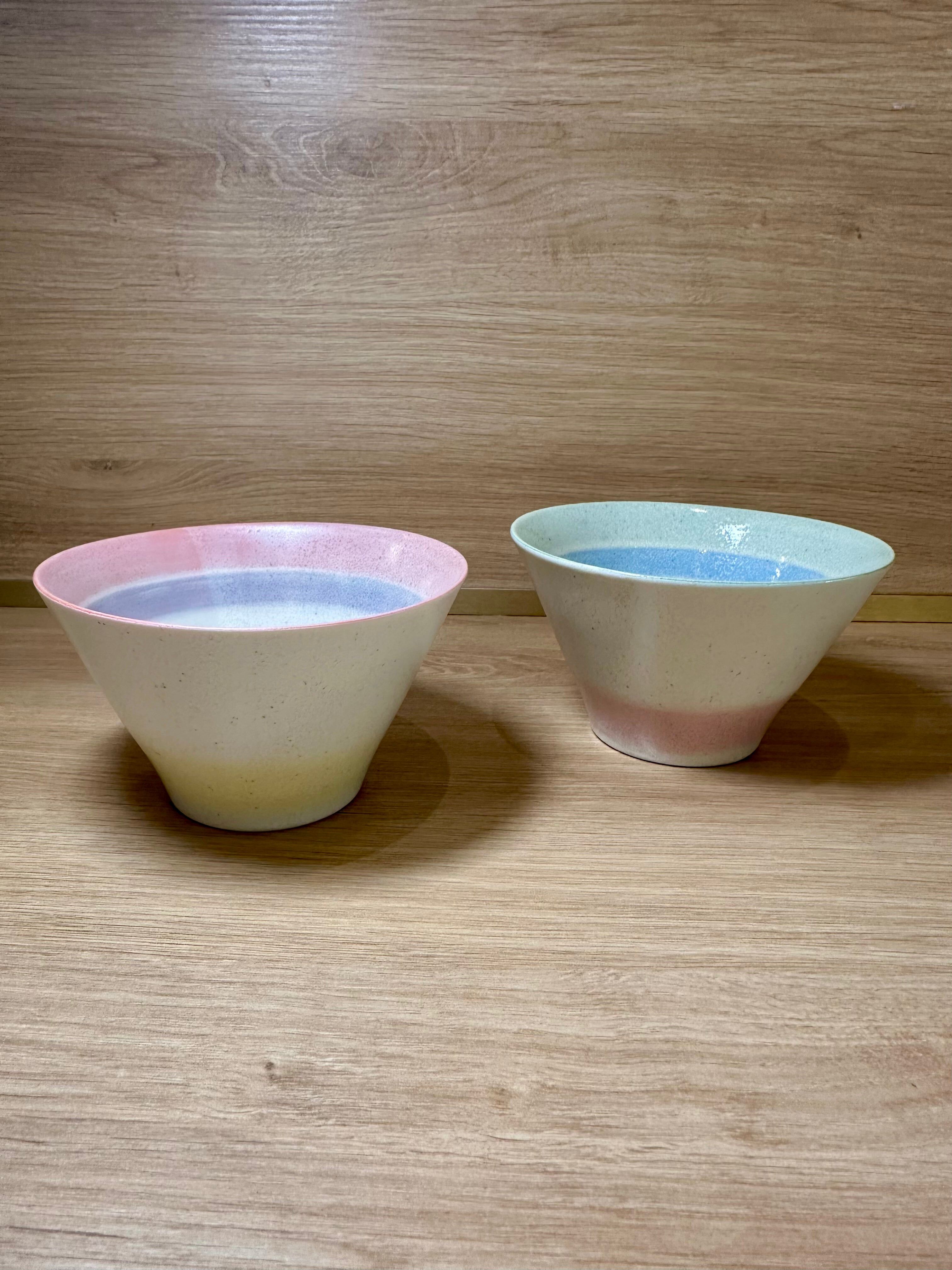 Pastel Japanese bowl - vintage item from Japan