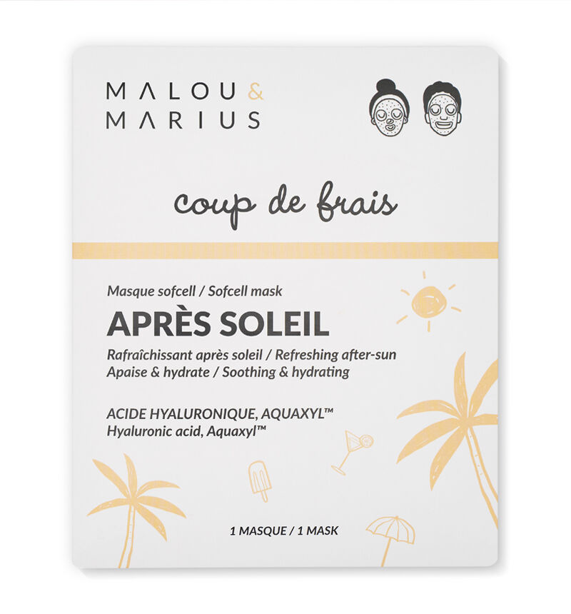 MASQUE APRES SOLEIL Rafraichissant, apaisant, hydratant