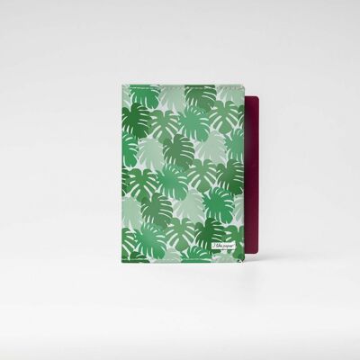 Housse passeport voyage et vaccination GREEN JUNGLE Tyvek®