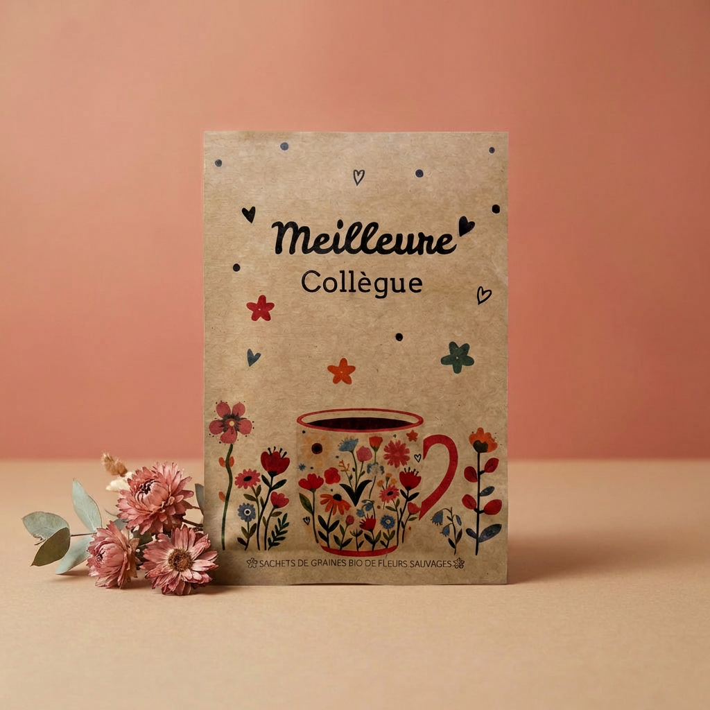 Seed packet with message - Best colleague