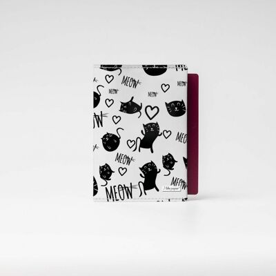 Funda para pasaporte de viaje y vacunación MEOW Tyvek®