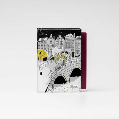 MIDNIGHT ON A BRIDGE Tyvek® travel and vaccination card holder