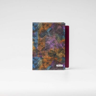 MIDNIGHT SCRATCH Tyvek® travel and vaccination passport cover