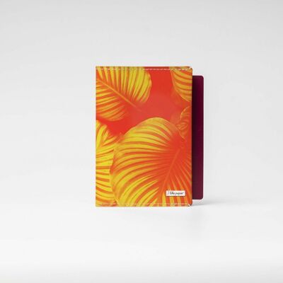 PALMS ORANGE Copertura per passaporto di viaggio e vaccinazione in Tyvek®