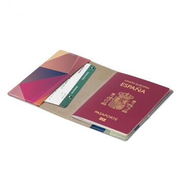 Couverture de passeport de voyage et de vaccination PARADISE Tyvek® 2