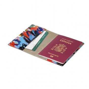 Couverture de passeport de voyage et de vaccination ROME Tyvek® 2