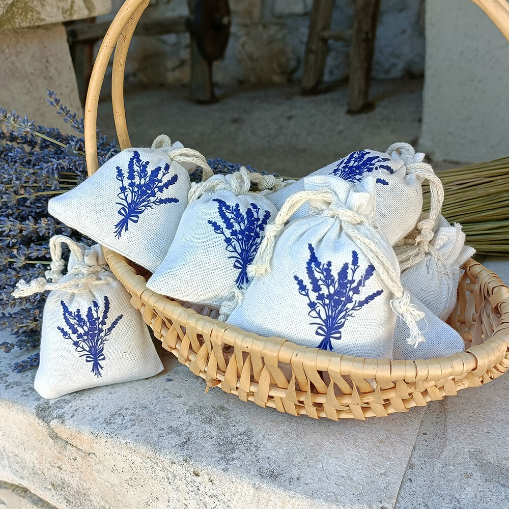 Lavender Sachet - Linen & Bouquet - 8x10 cm
