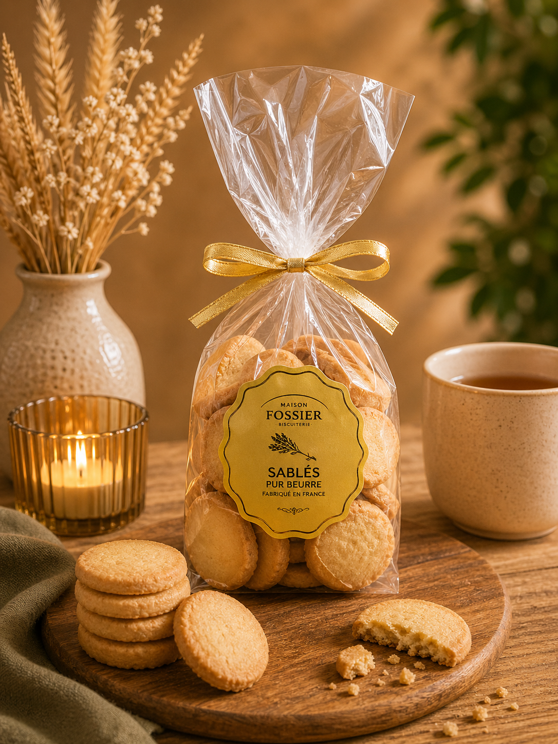 Pure butter almond shortbread cookies from Berry