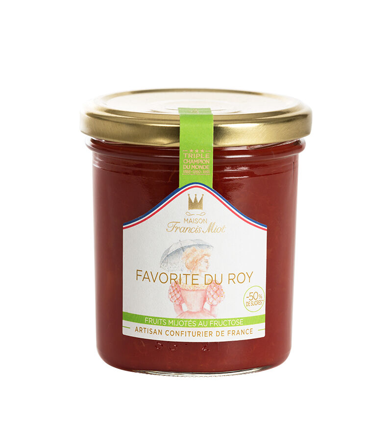 King's Favorite Jam (peach, apricot, raspberry) with fructose - 200g