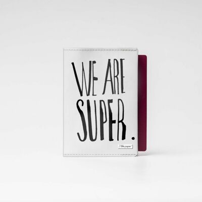 WE ARE SUPER Tyvek® travel and vaccination card cover