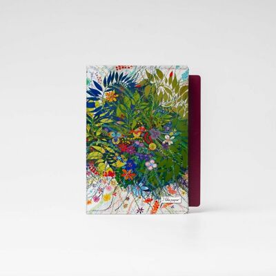 WILD FLOWERS Tyvek® travel and vaccination passport cover