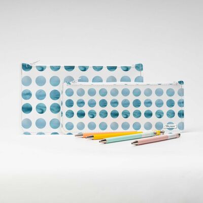 BLUE SHADES Tyvek® pencil case with zip