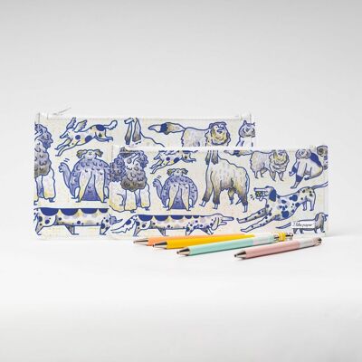 DOGS OF BERLIN Tyvek® pencil case with zipper