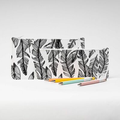 FEATHER Tyvek® pencil case with zipper