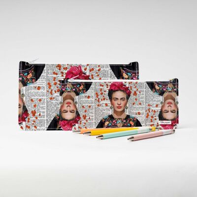 Trousse à crayons FRIDA ROSE Tyvek® avec fermeture éclair