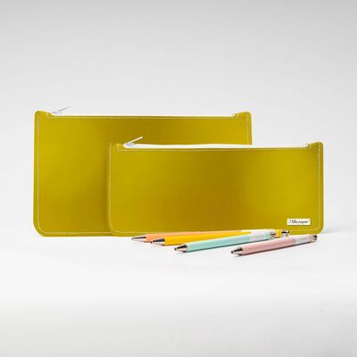 GOLD / METALLIC Tyvek® pencil case with zipper