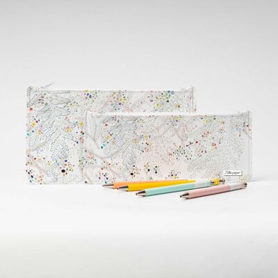 HAPPY FERN Tyvek® pencil case with zipper