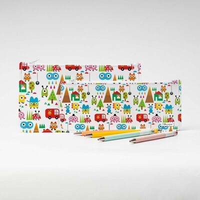 Estuche para lápices Tyvek® con cremallera de HAPPY WORLD