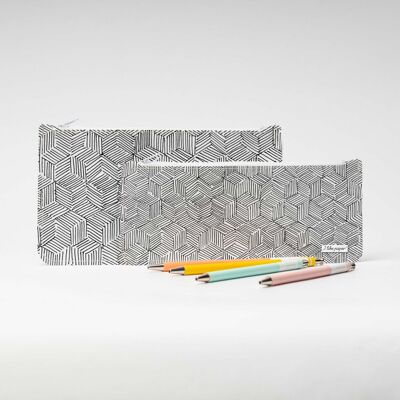 KUBIK STROKE Tyvek® pencil case with zipper