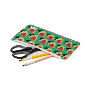 Trousse à crayons MELON BREEZE Tyvek® avec fermeture éclair 2