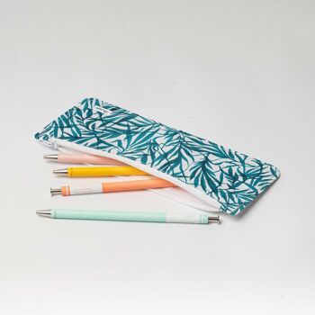 Trousse à crayons PALM LEAFS Tyvek® avec fermeture éclair 3