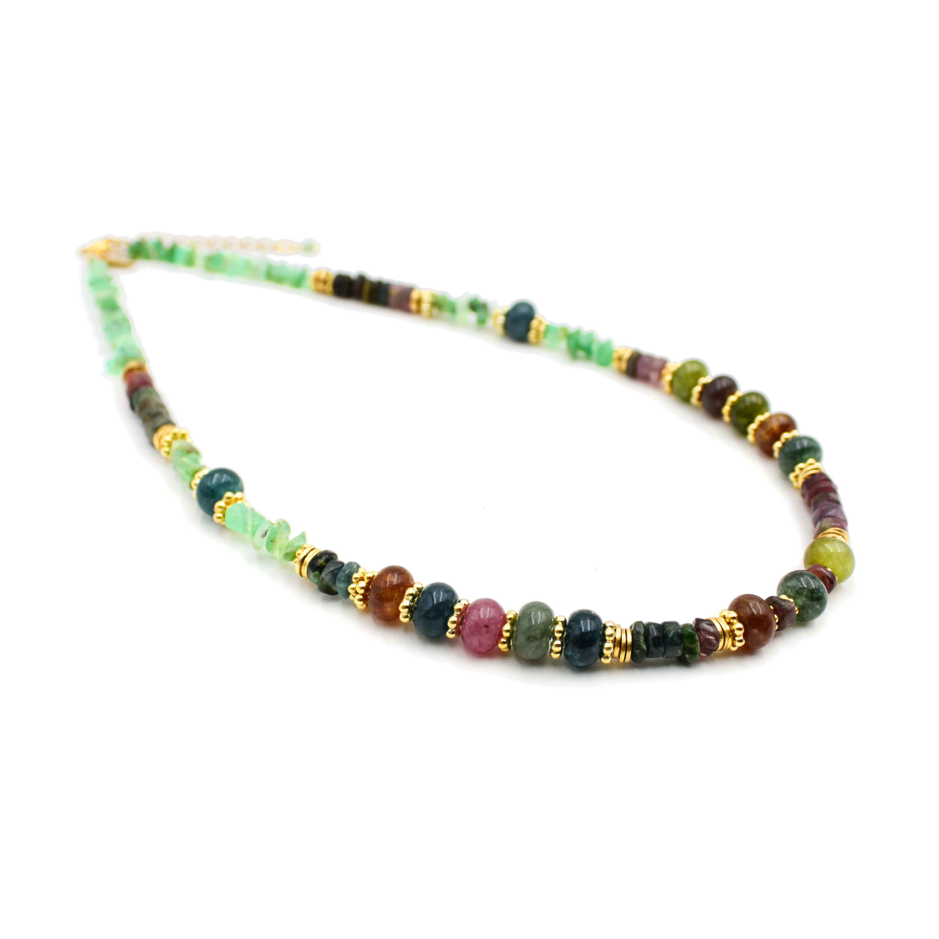 Heishi and bead necklace - CHARLOTTE