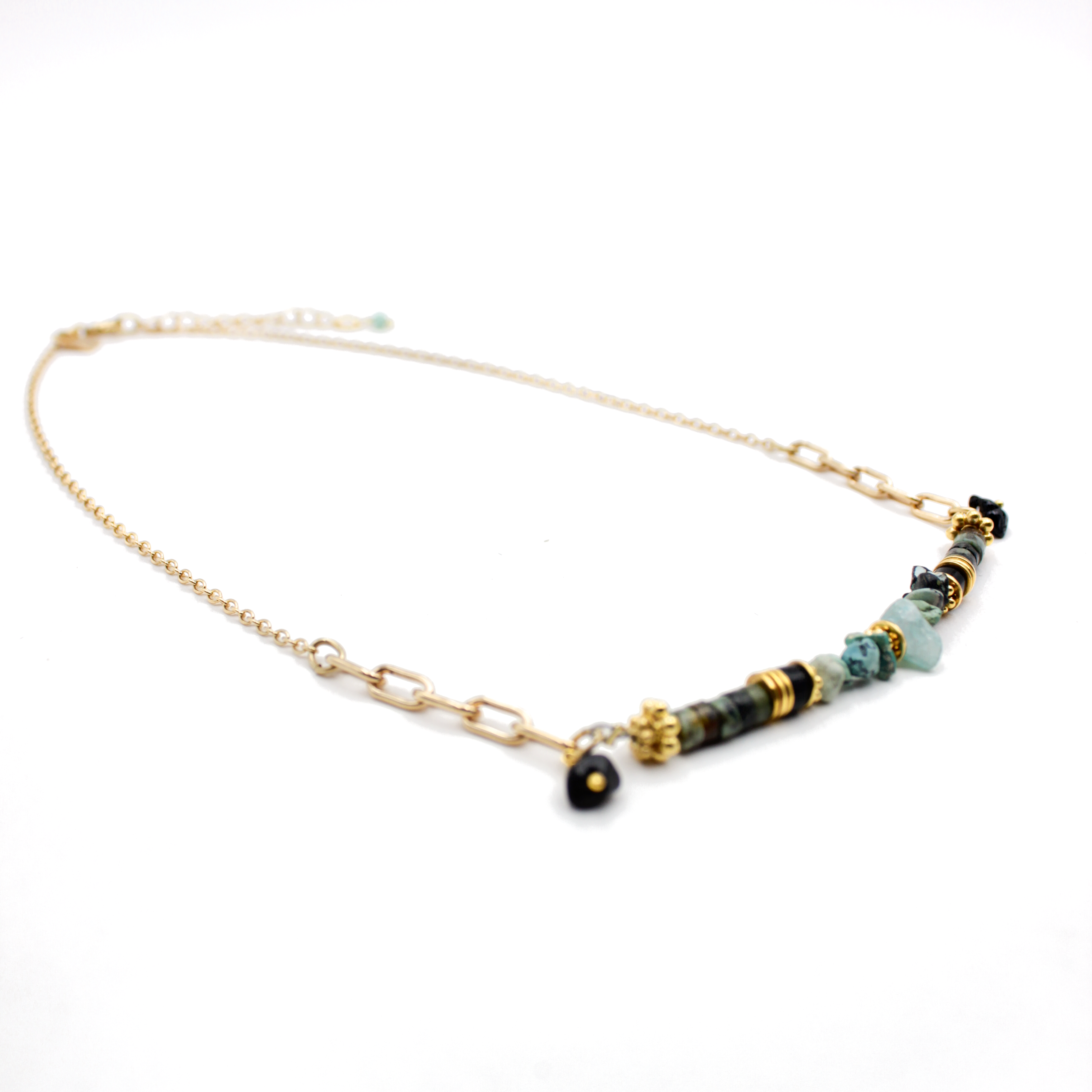 Heishi stem necklace - ALBA