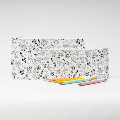 ROBOTO Tyvek® pencil case with zipper