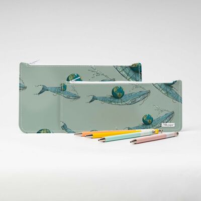 SAVE THE PLANET Tyvek® pencil case with zipper