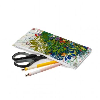Trousse à crayons WILD FLOWERS Tyvek® avec fermeture éclair 2